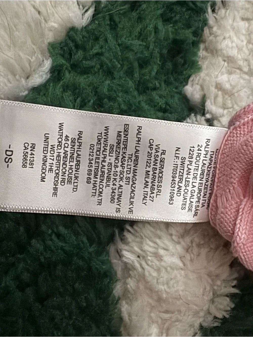 Polo by Ralph Lauren Pink Cable-Knit Polo